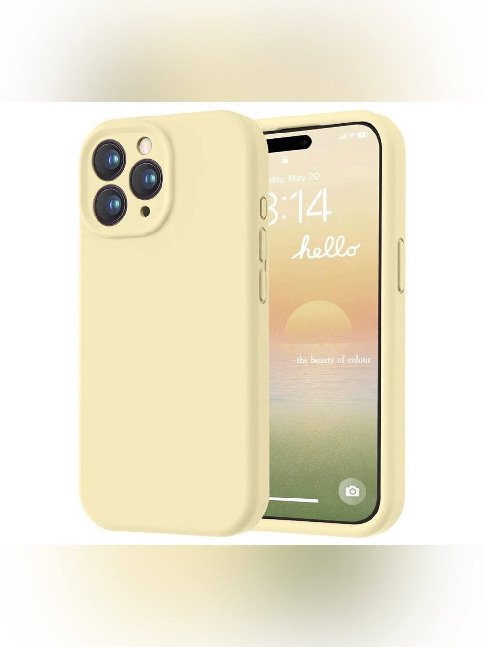 Creamy yellow iPhone 15 Pro Case NWT 🎈 2 for $5 🎈